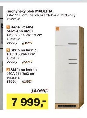 Kuchyňský blok MADERA