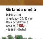 Girlanda umělá