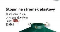 Stojan na stromek plastový
