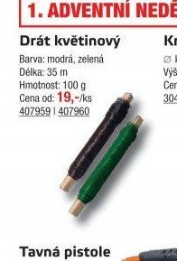 Drát květinový