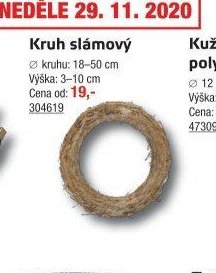 Kruh slámový