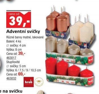 Adventní svíčky