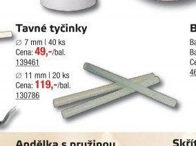 Tavné tyčinky
