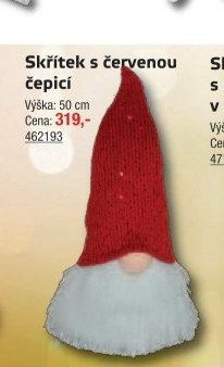 Skřítek s červenou čepicí