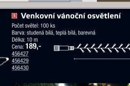 Venkovní vánoční osvětlení