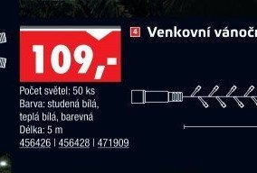 Venkovní vánoční osvětlení