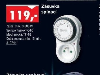 Zásuvka spínací