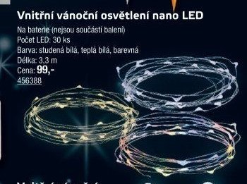 Vnitřní vánoční osvětlení nano LED
