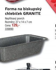 Forma na biskupský chlebíček GRANITE