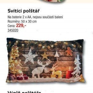 Svítící polštář