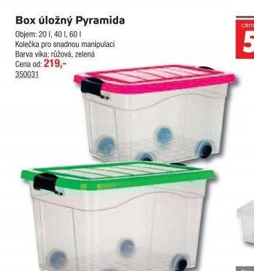 Box úložný Pyramida