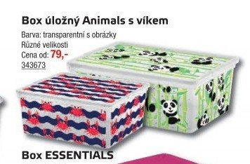Box úložný Animals s víkem