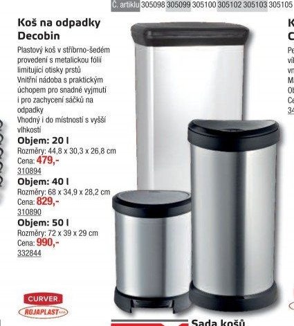 Koš na odpadky Decobin