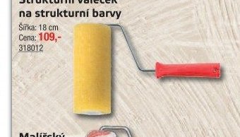 Strukturní váleček na strukturní barvy