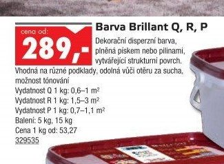 Barva Brillant Q, R, P