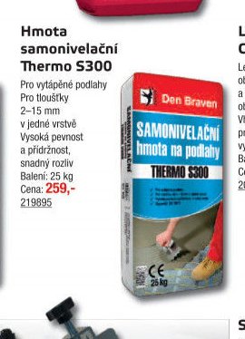 Hmota samonivelační Thermo S300