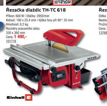 Rezačka dlaždic TH-TC 618