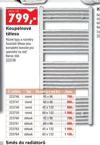 Koupelnové těleso