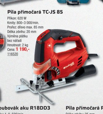 Pila přímočará TC-JS 85