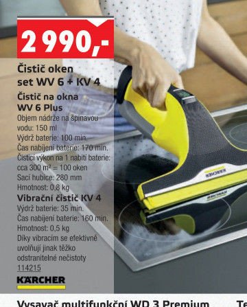 Čistič oken set WV 6 + KV 4