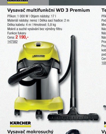 Vysavač multifunkční WD 3 Premium