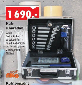 Kufr s nářadím 73 dílů