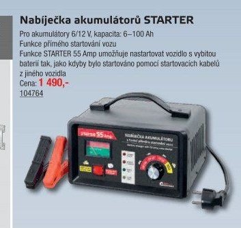 Nabíječka akumulátorů STARTER