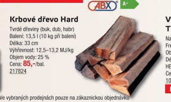 Krbové dřevo Hard