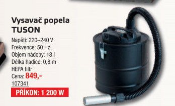 Vysavač popela TUSON