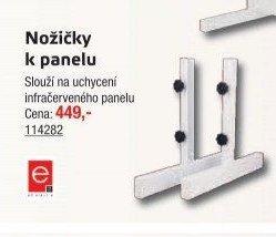 Nožičky k panelu