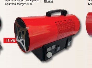 Plynové topidlo 15 kW