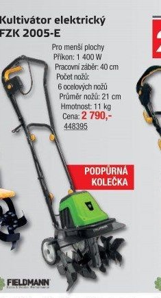 Kultivátor elektrický FZK 2005-E