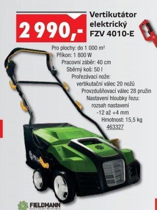 Vertikutátor elektrický FZV 4010-E