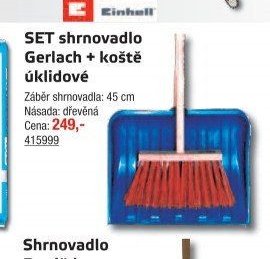 SET shrnovadlo Gerlach + koště úklidové
