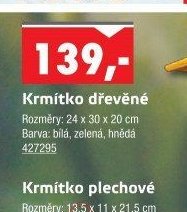 Krmítko dřevěné