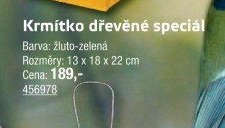Krmítko dřevěné speciál