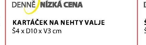 Kartáček na nehty VALJE