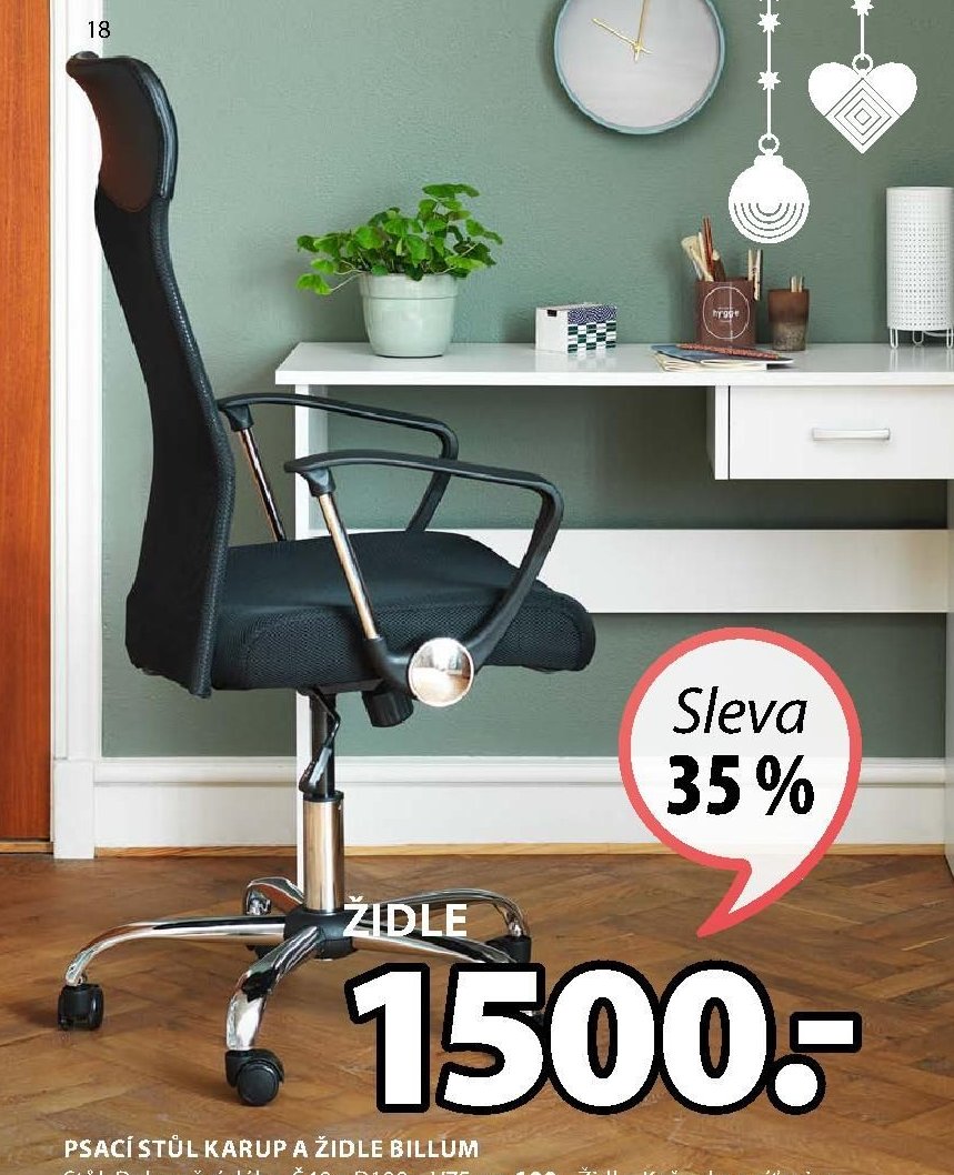PSACÍ STŮL KARUP A ŽIDLE BILLUM