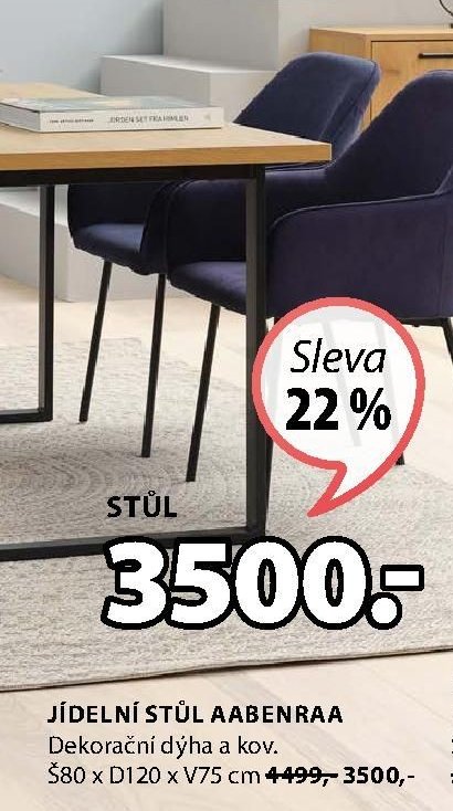 JÍDELNÍ STŮL AABENRAA