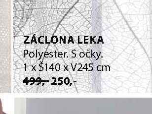 ZÁCLONA LEKA