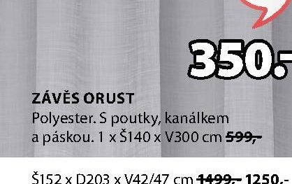 ZÁVĚS ORUST