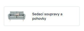 Sedací soupravy a pohovky
