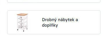 Drobný nábytek a doplňky