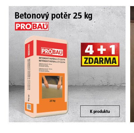 Betonový potěr 25 kg