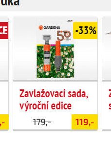 Zavlažovací sada, výroční edice