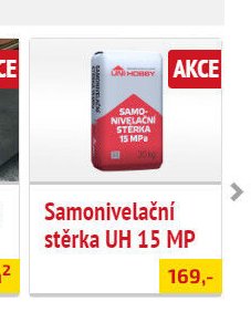 Samonivelační stěrka UH 15 MP