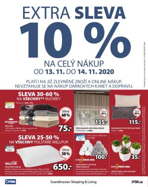 akční leták Jysk 12.11.2020-24.11.2020