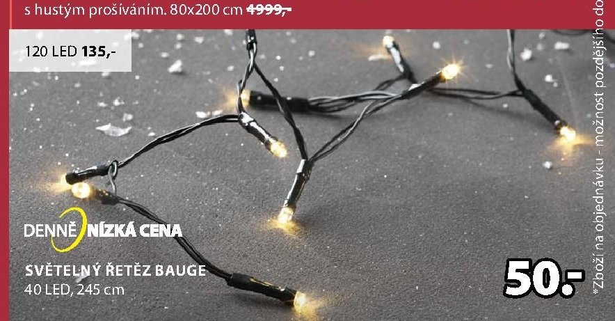 SVĚTELNÝ ŘETĚZ BAUGE
