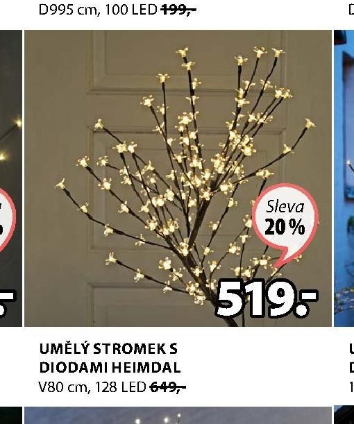 UMĚLÝ STROMEK S DIODAMI HEIMDAL