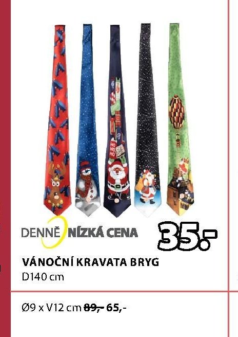 VÁNOČNÍ KRAVATA BRYG